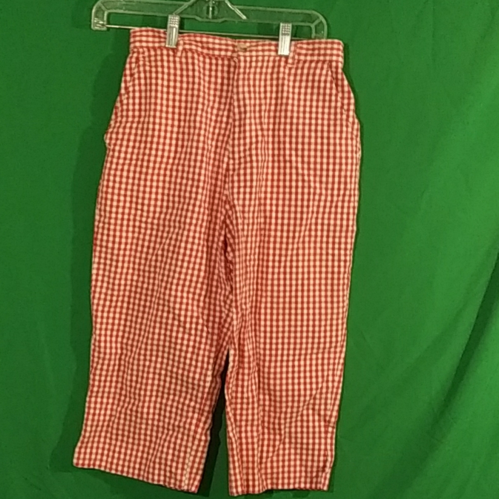 Basic editions sz 8 boy plaid pants